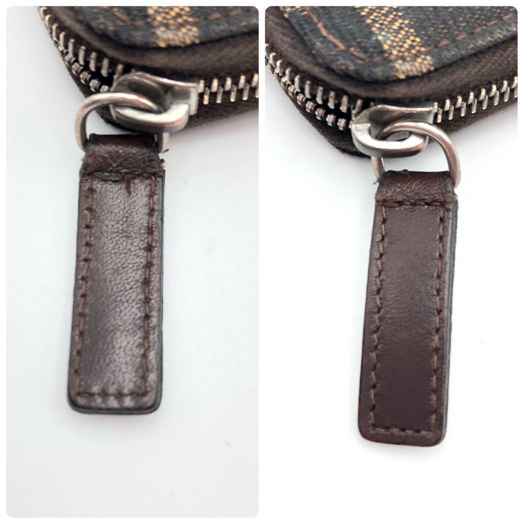 FENDI フェンディ キーケース ６連 ラウンド ファスナー ズッカ 柄