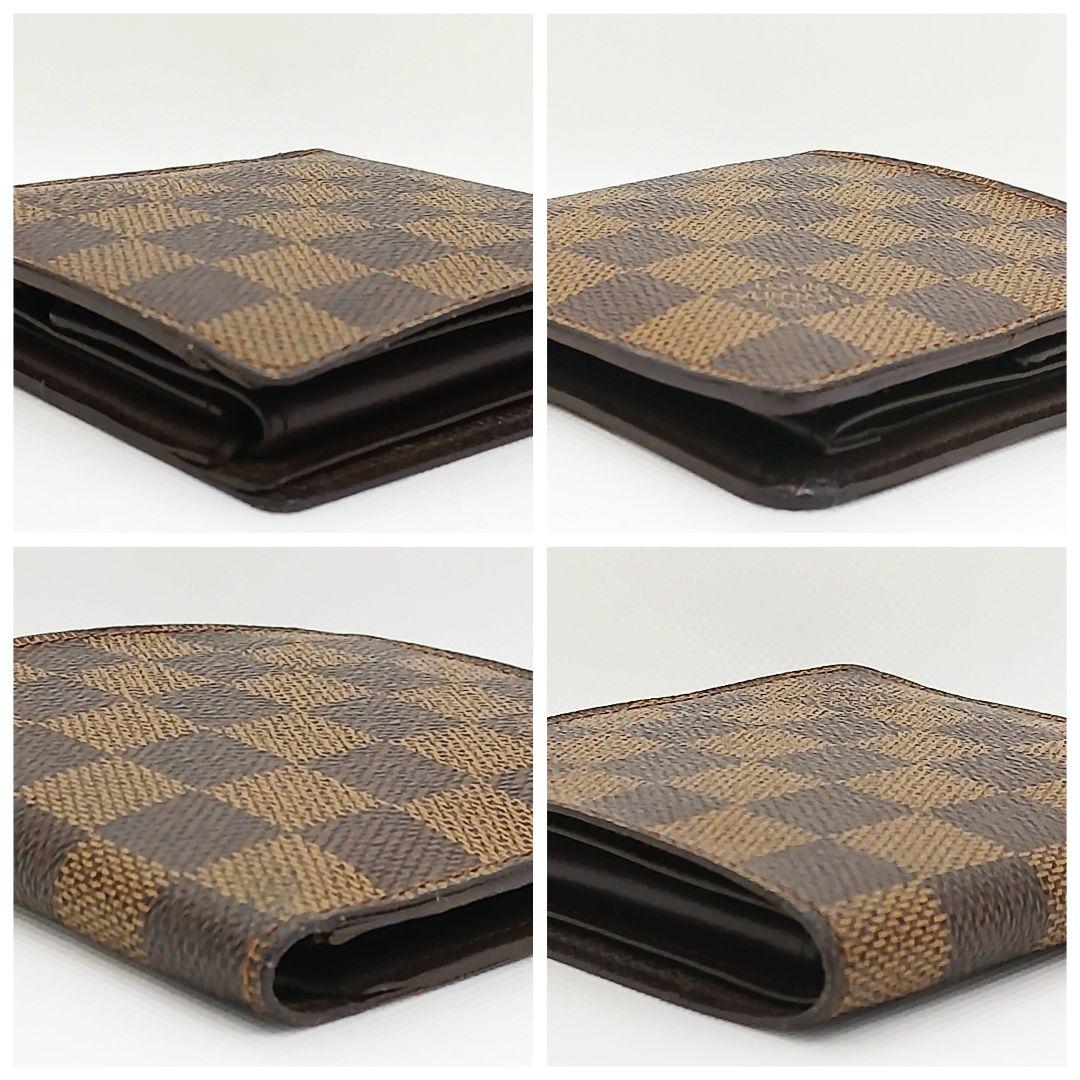 ★良品★ルイヴィトン ダミエ ポルトフォイユ マルコ★二つ折り財布★男女兼用★