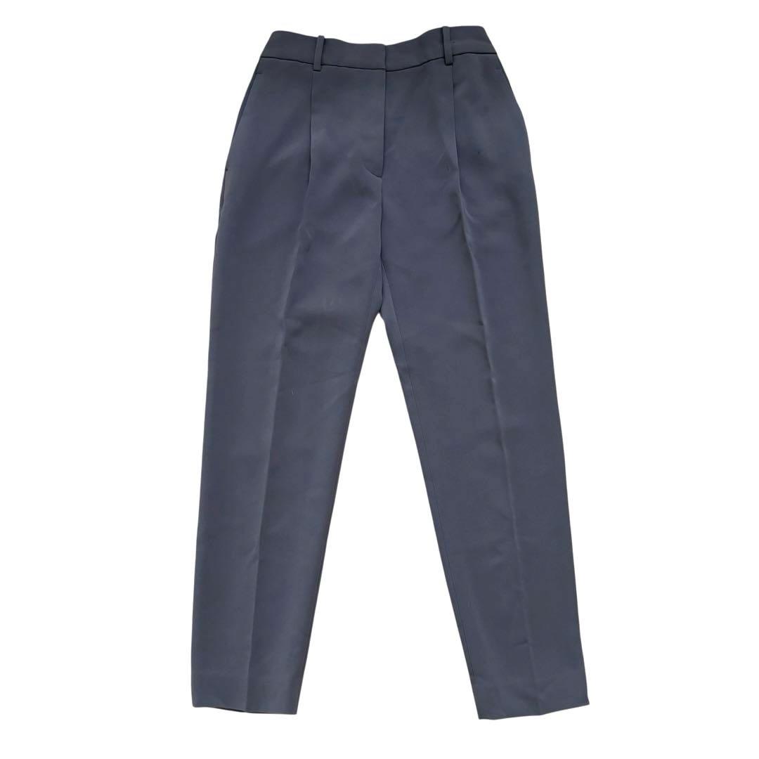 プラステ　トリアセブレンド　パンツスーツ　ノーカラージャケット　セットアップ