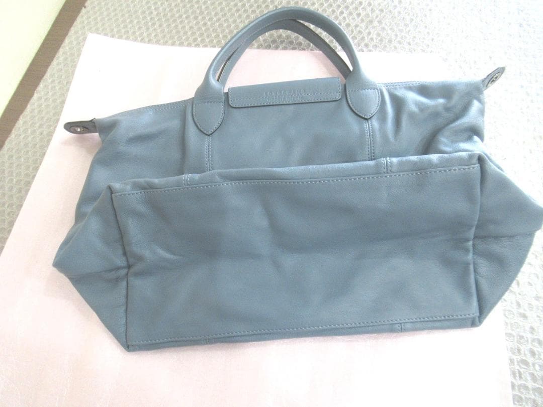 極美品☆ロンシャン LONGCHAMP レザー　ハンドバッグ ル・プリアージュ