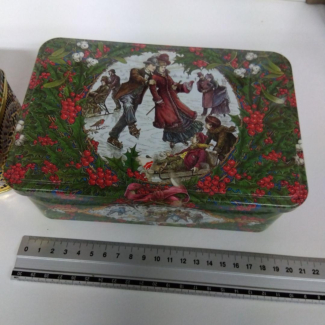 2個セット 空き缶　空缶　レトロ　お菓子缶