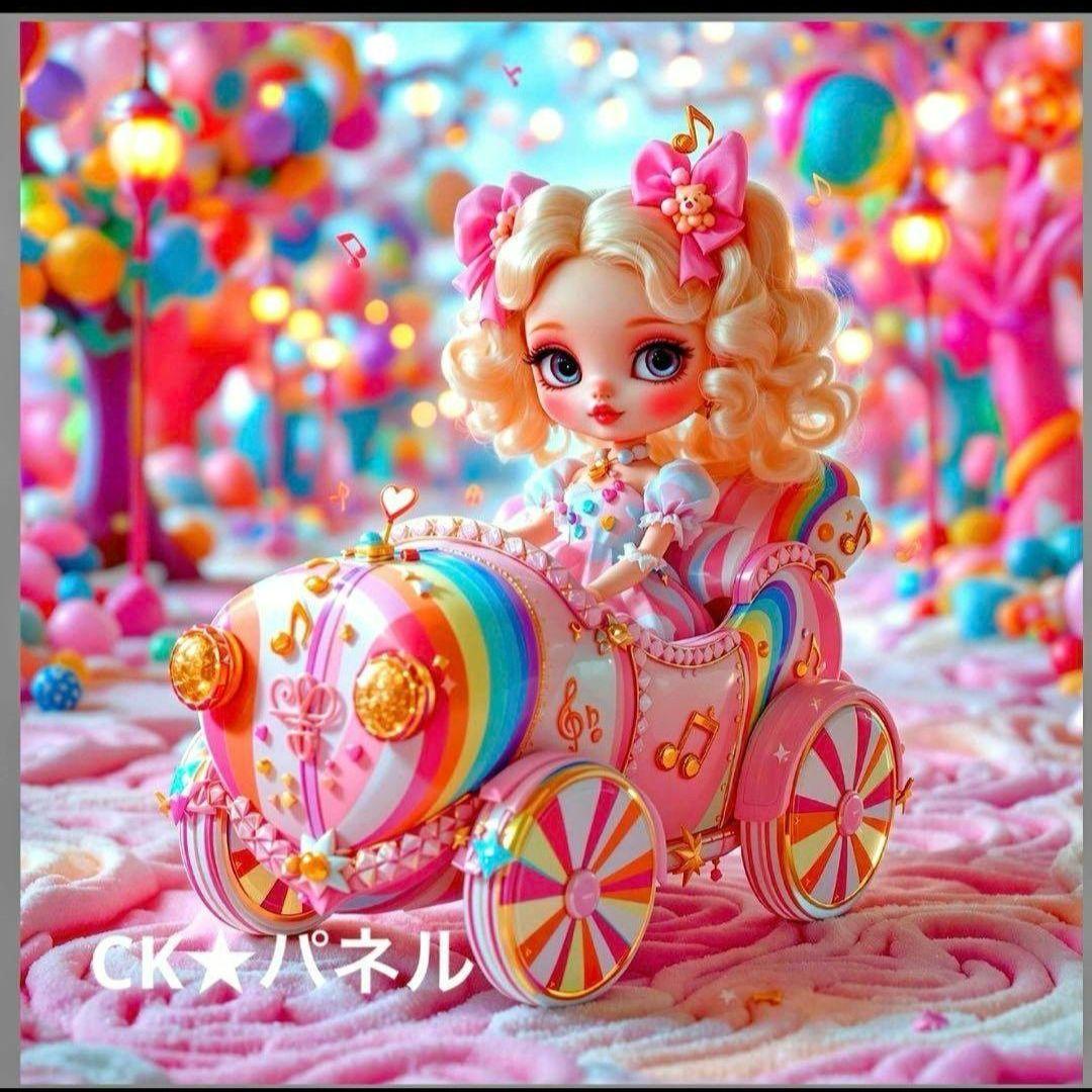 激レアトイプードルパネル生地　ハンドメイド