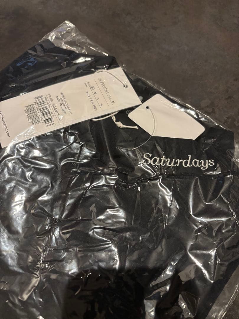 Saturdays ネイビー モックシャツ　S