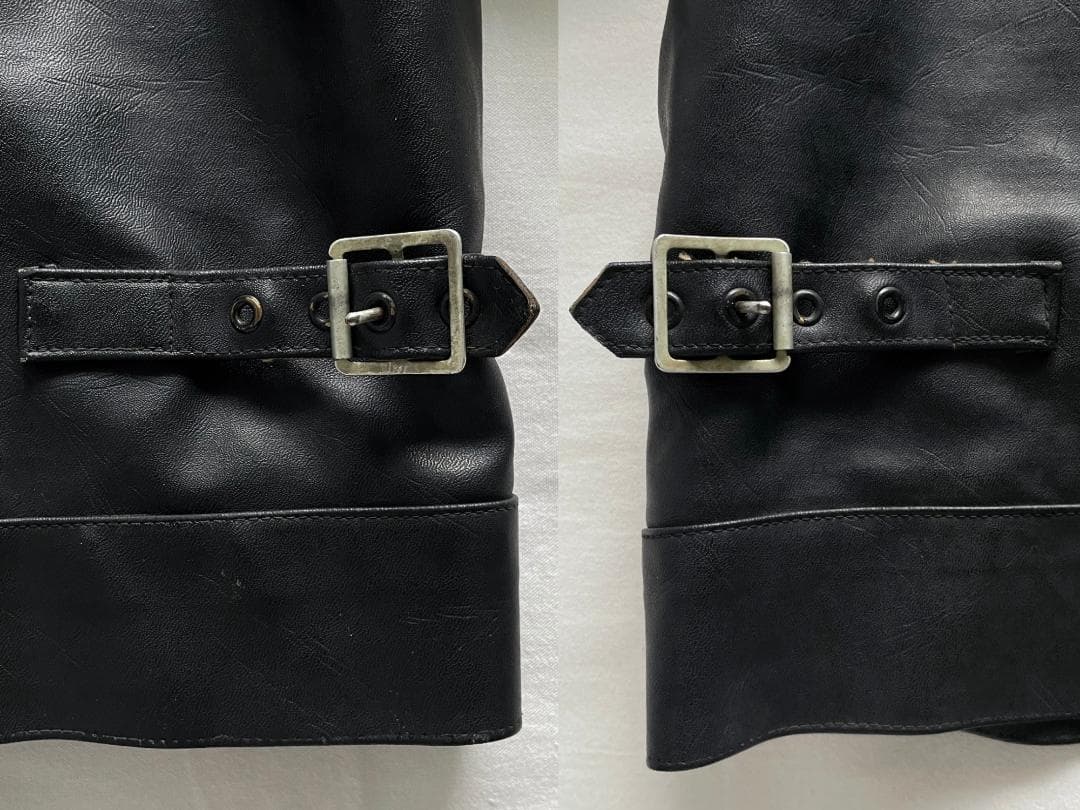 40s BELSTAFF ベルスタッフ PVC ボア ライダース ジャケット