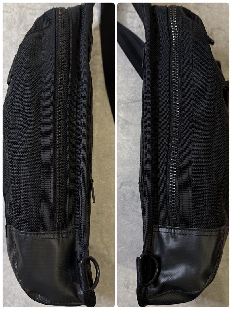 【美品】PORTER ポーター ヒート スリングバック ブラック ボディバック