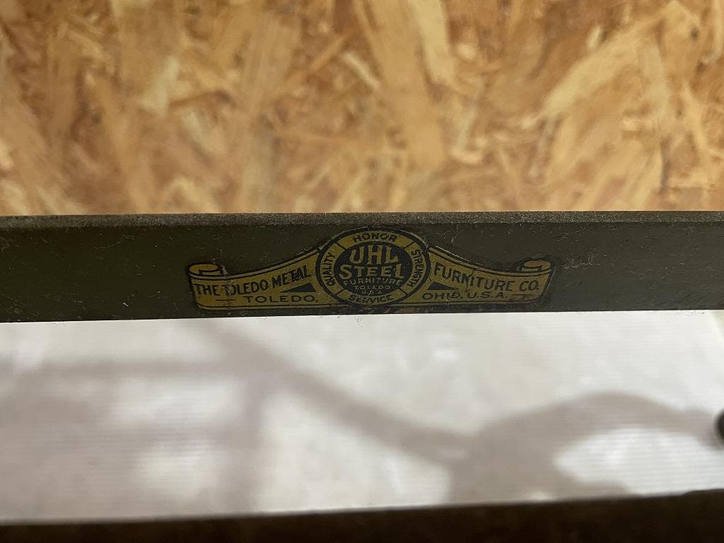 ビンテージ40's　UHL　STEEL　タイプライターデスク