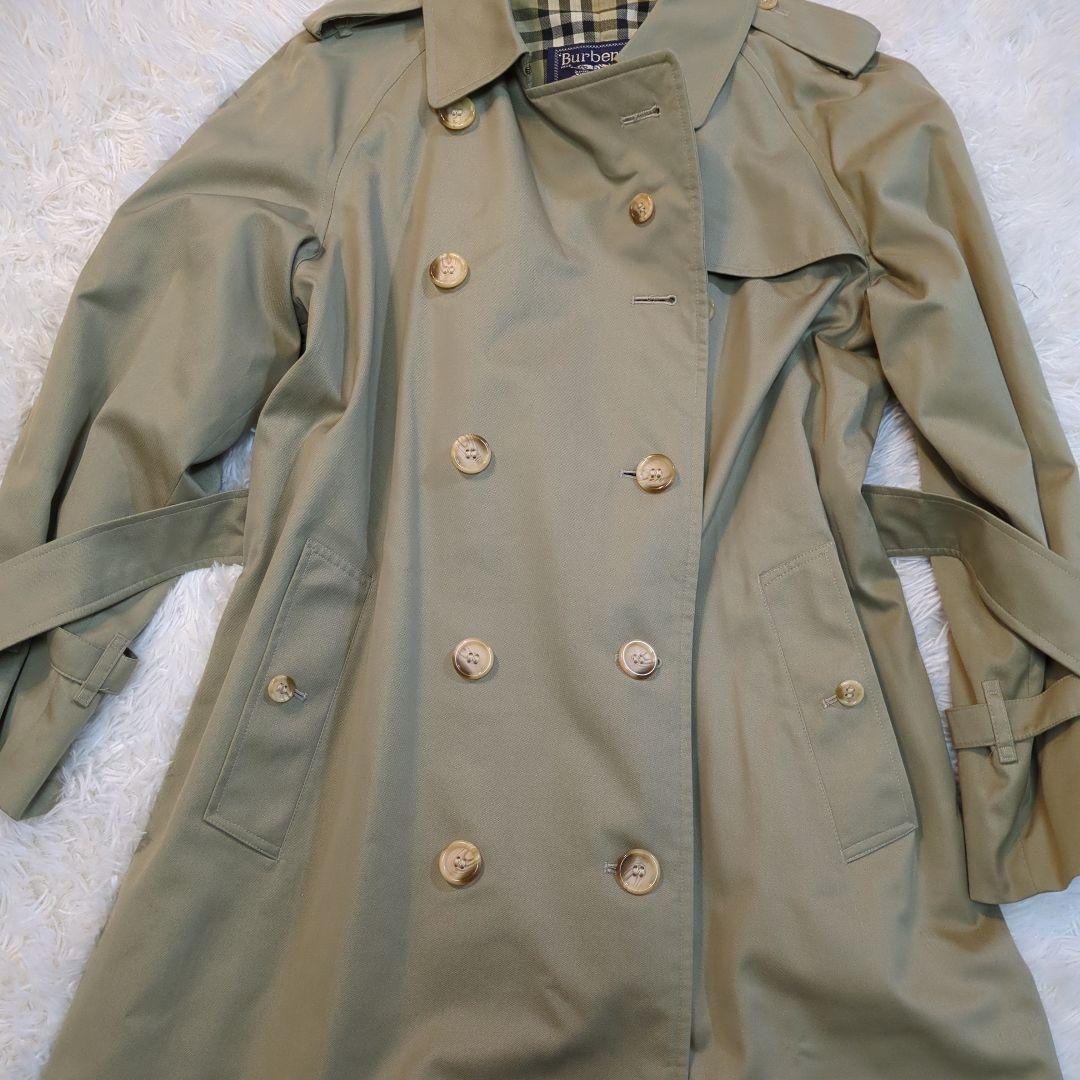 【マリ】【極美品】バーバリー ベージュ トレンチコート ノバチェック