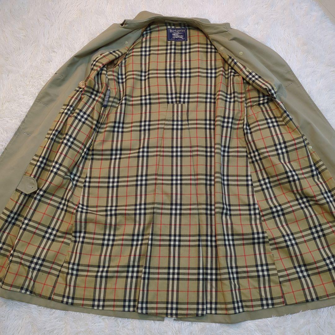 【マリ】【極美品】バーバリー ベージュ トレンチコート ノバチェック