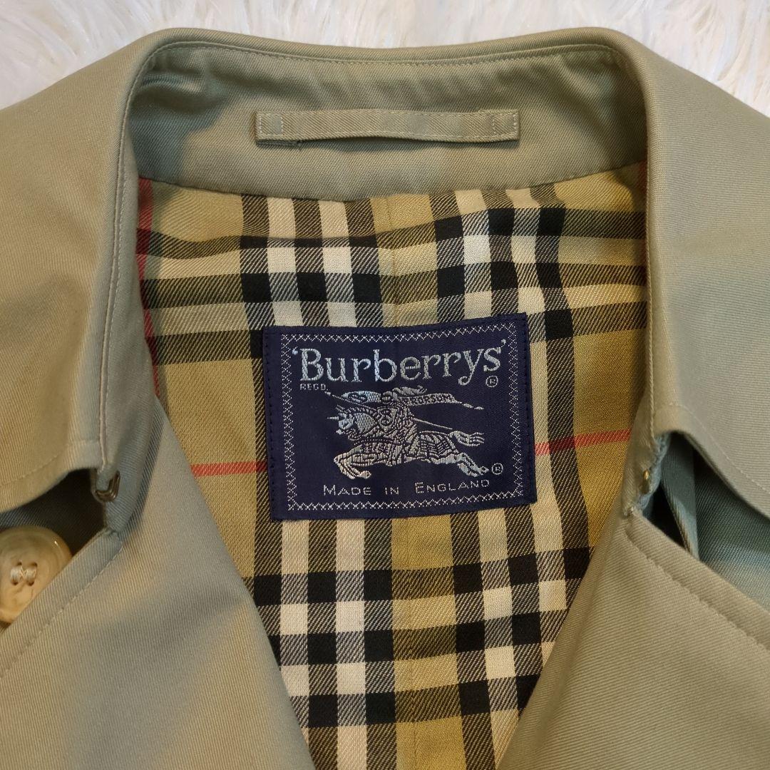 【マリ】【極美品】バーバリー ベージュ トレンチコート ノバチェック