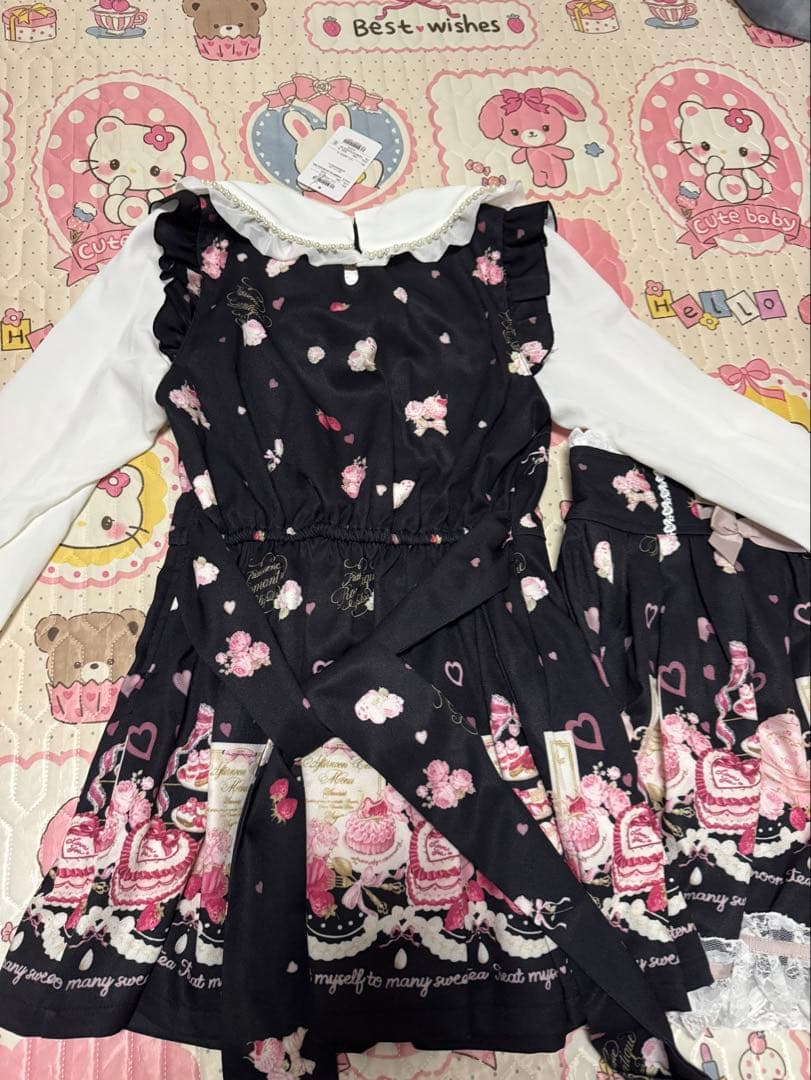 LIZLISA Many Hearts Afternoontea柄セットアップ