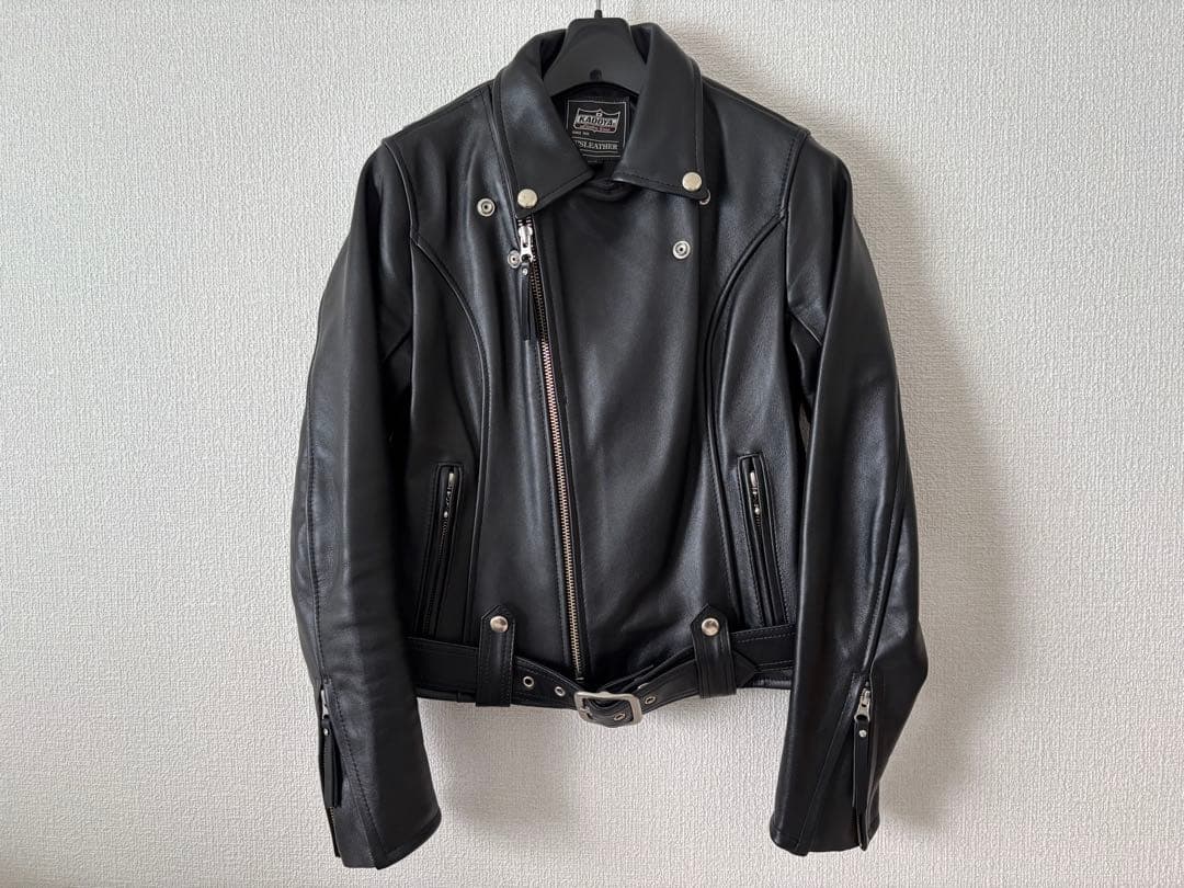 KADOYA レザージャケット LENKL W4ブラック サイズXS