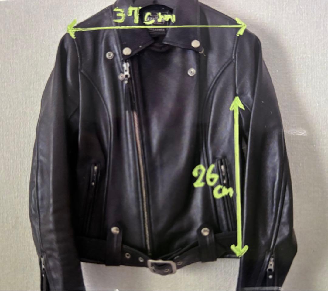 KADOYA レザージャケット LENKL W4ブラック サイズXS