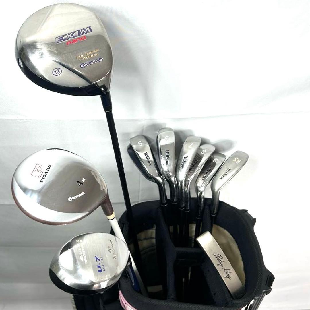 本格派 レディースゴルフクラブ 10本 フルセット ゴルフセット お試しセット