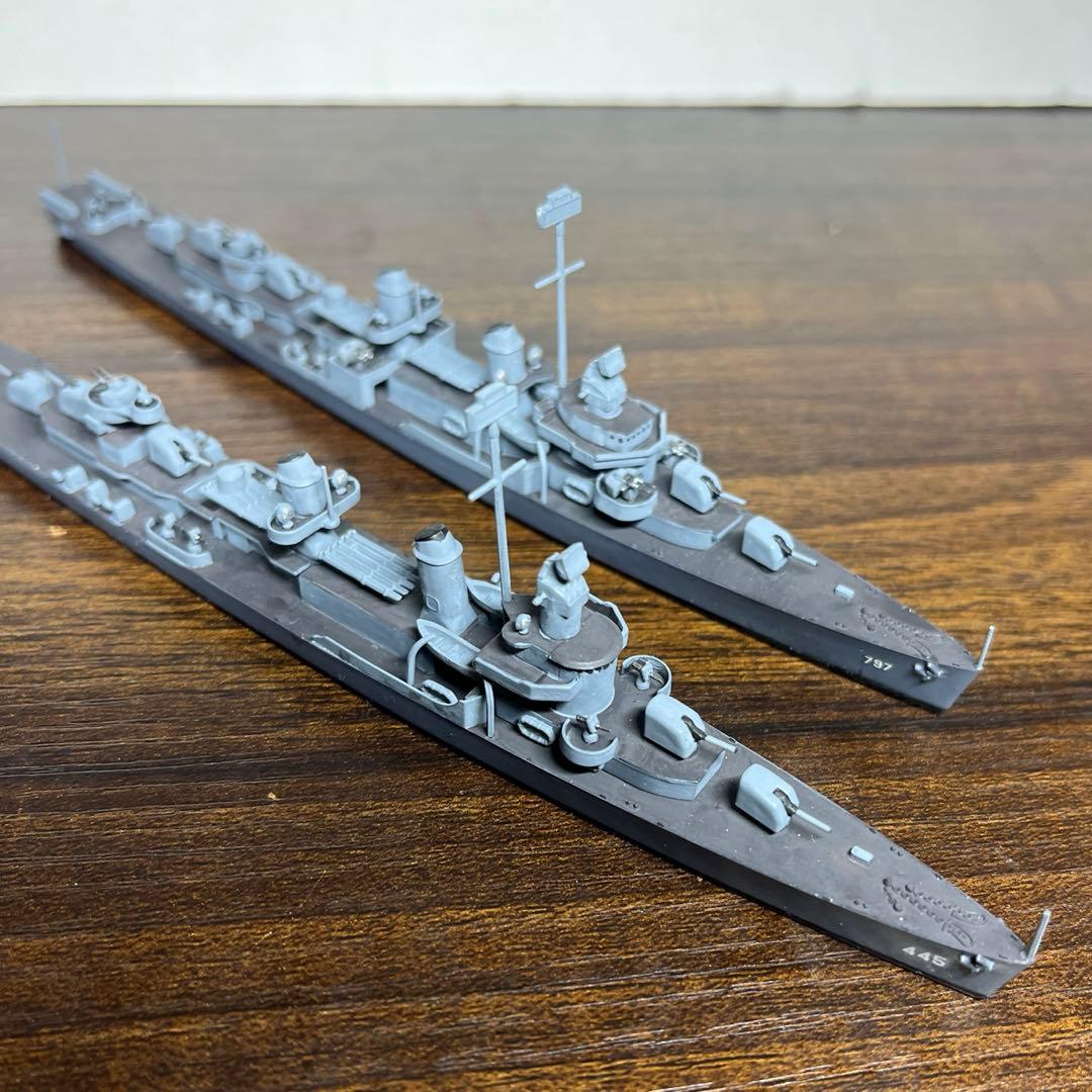1/700 アメリカ海軍　護衛空母　ボーグ フレッチャー級駆逐艦　5隻セット