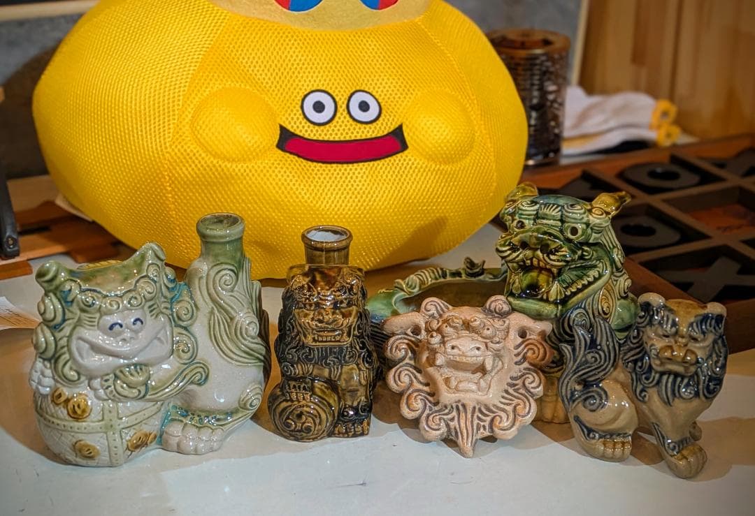 沖縄シーサー灰皿など５点セット