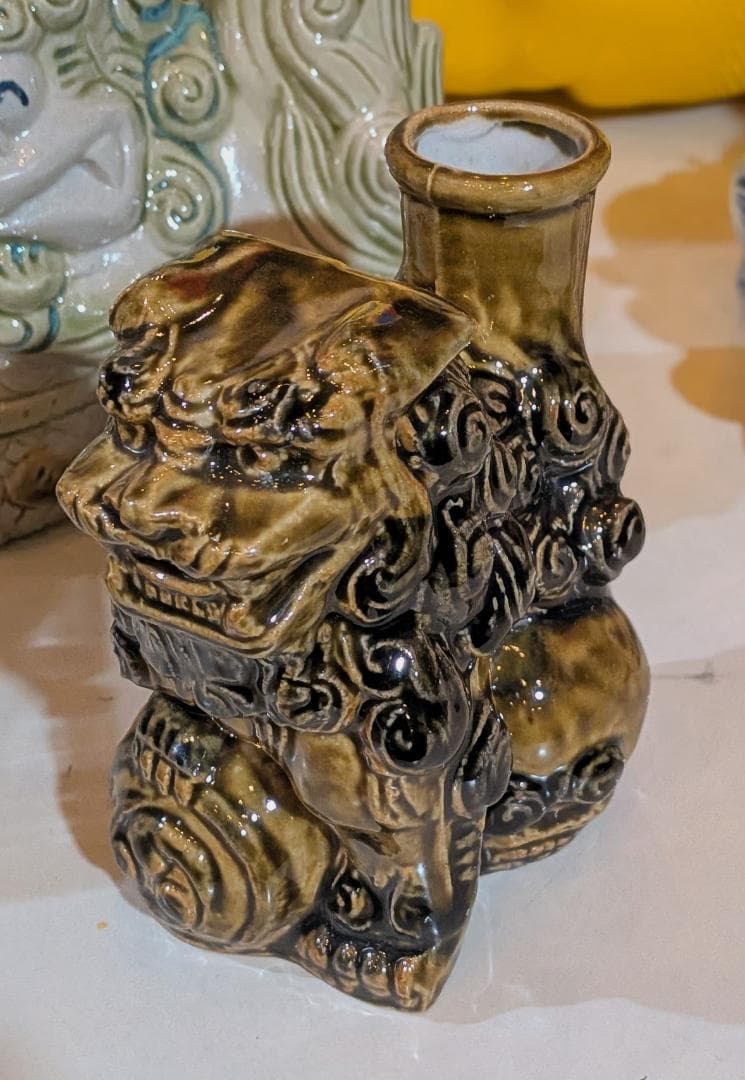 沖縄シーサー灰皿など５点セット