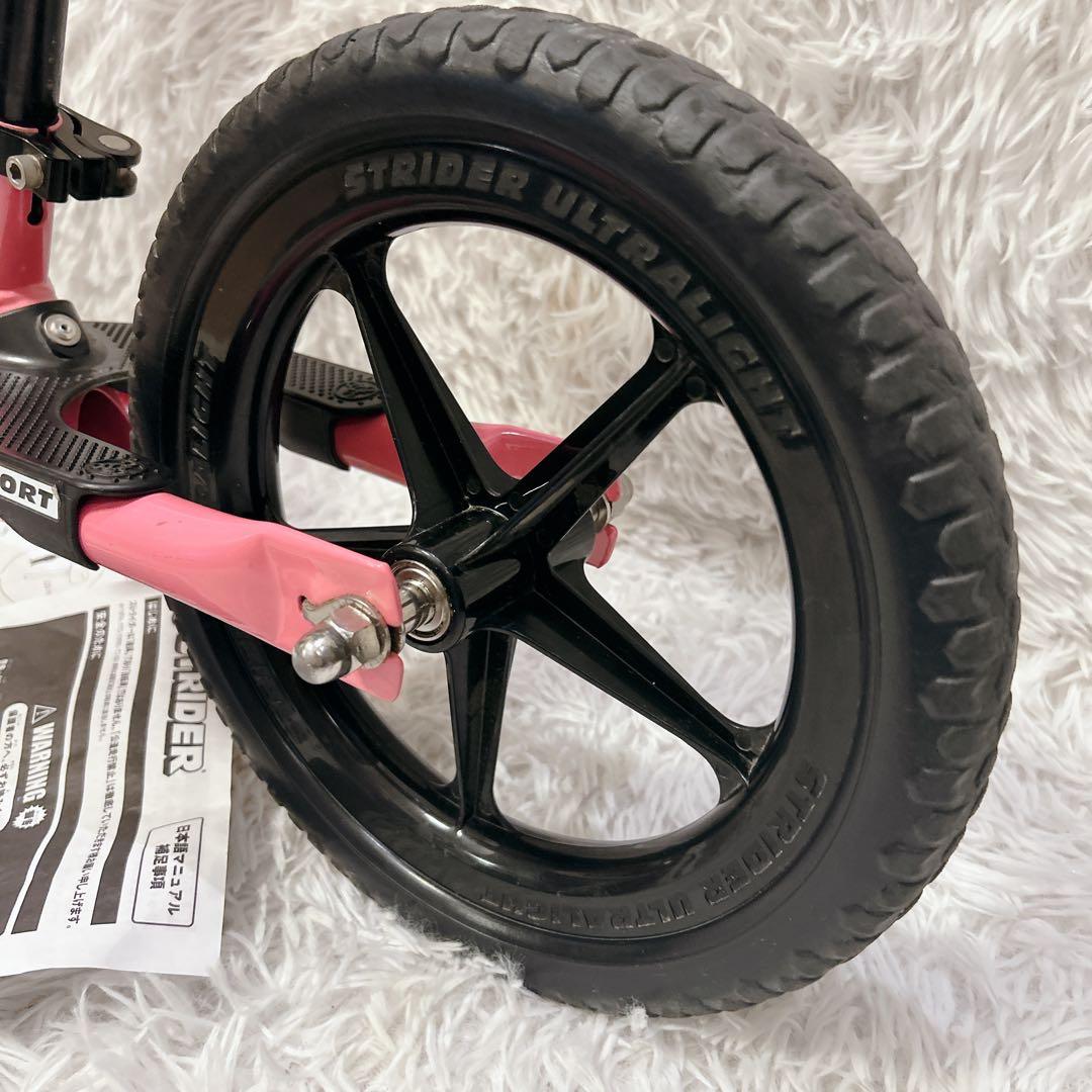STRIDER SPORTS 12 ストライダー ピンク 純正スタンド