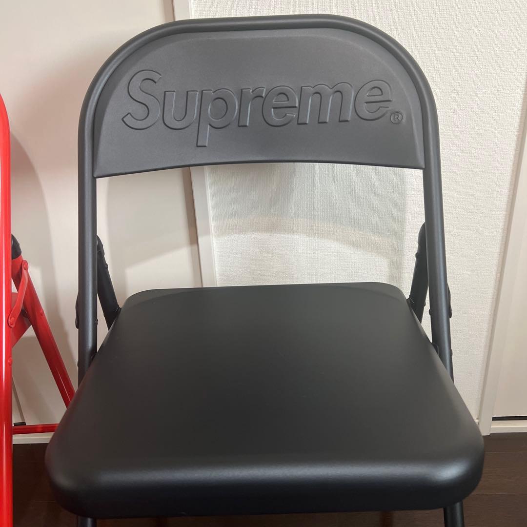 Supreme l Folding Chair 黒・赤セット