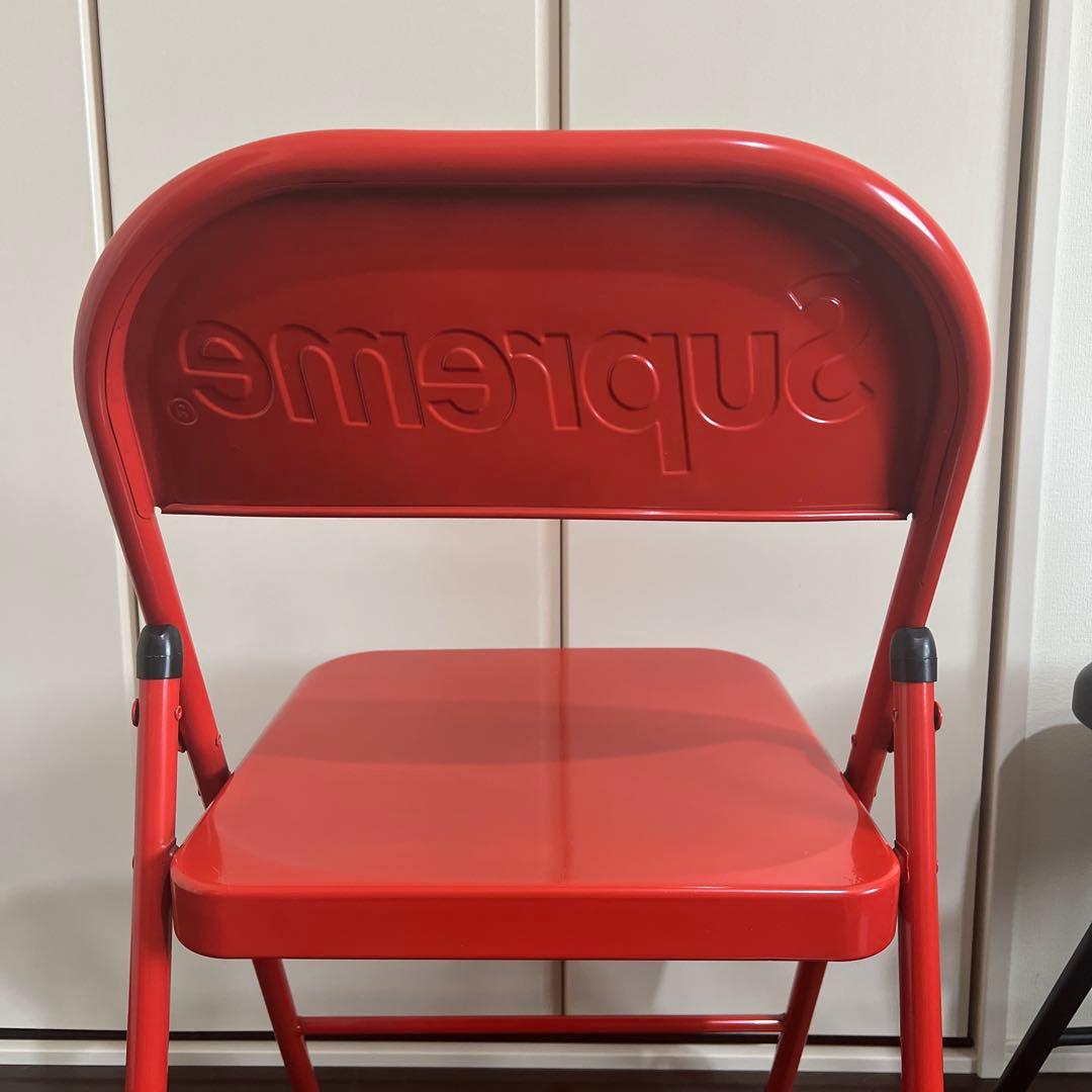 Supreme l Folding Chair 黒・赤セット