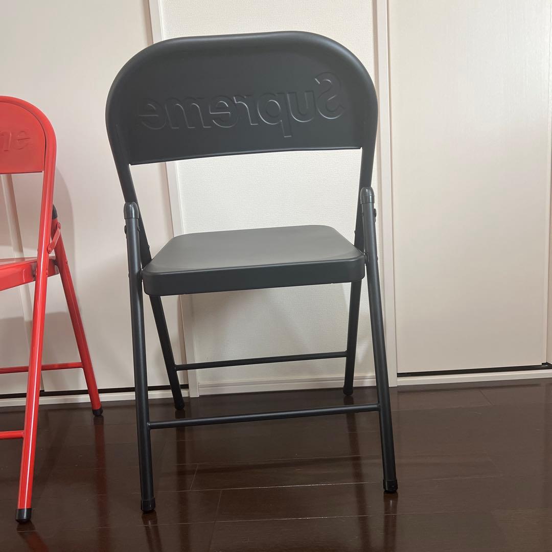 Supreme l Folding Chair 黒・赤セット