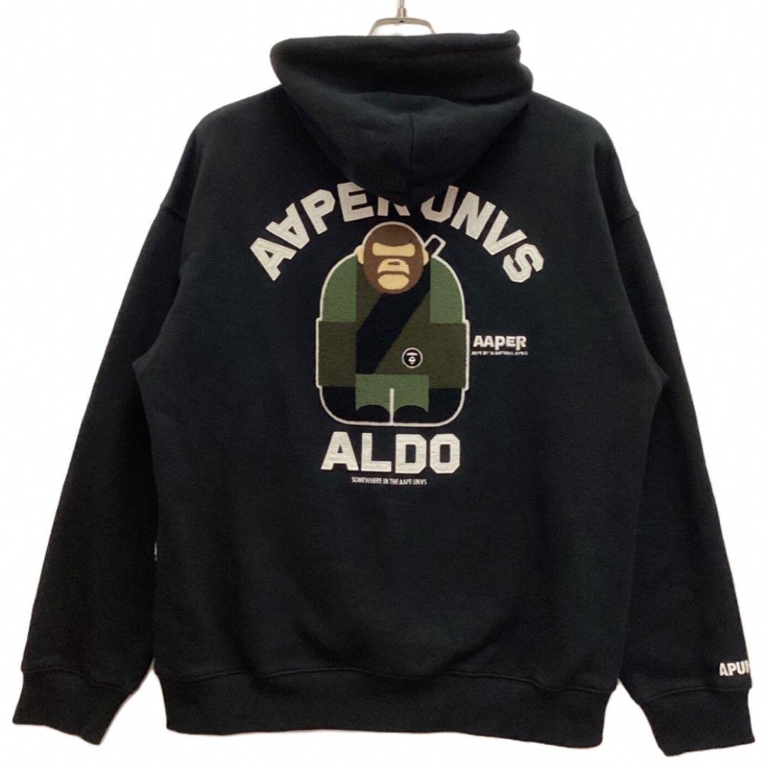 【AAPE】A BATHING APE AAPER UNVS ALDOパイルロゴ