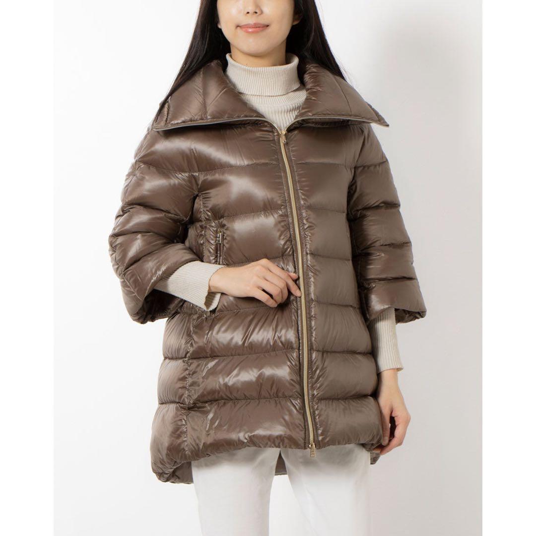 HERNO ヘルノ ダウン７分丈 ロングダウンコート42