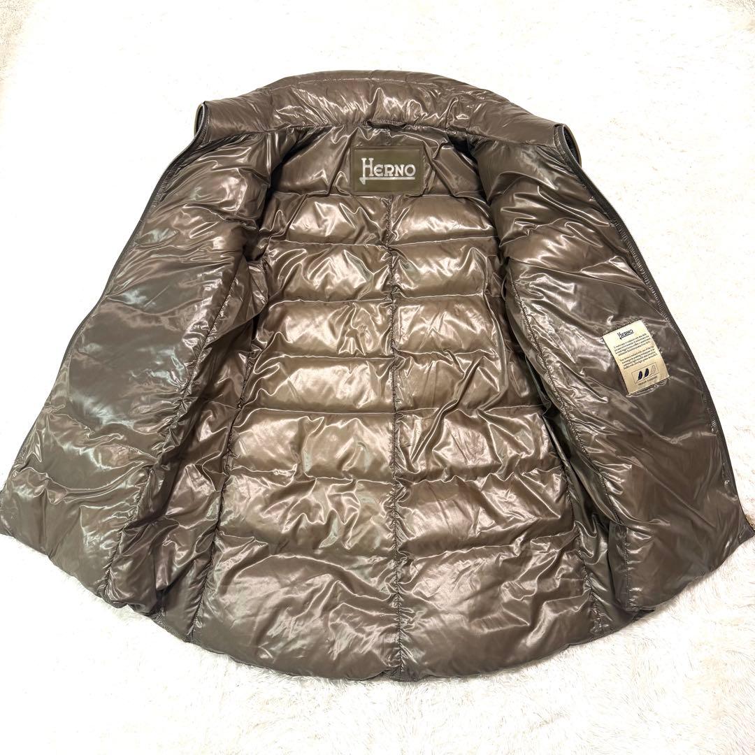 HERNO ヘルノ ダウン７分丈 ロングダウンコート42