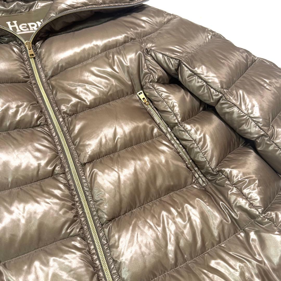 HERNO ヘルノ ダウン７分丈 ロングダウンコート42