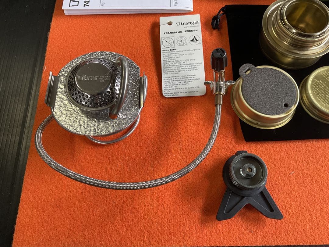 トランギア純正超希少品GASバーナー&純正T3五徳&アルスト・ボトルオール新品