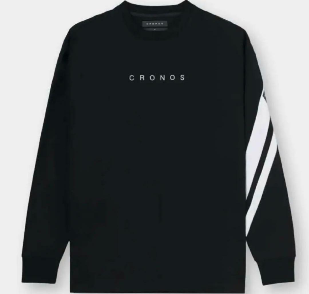 新品 CRONOS クロノス 長袖 Tシャツ ロンT 黒 白 M