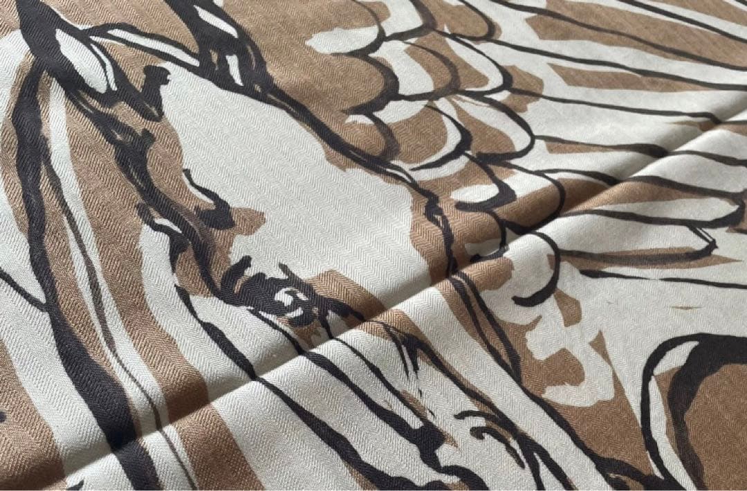 エルメス　カシミヤ シルク 140 スカーフ