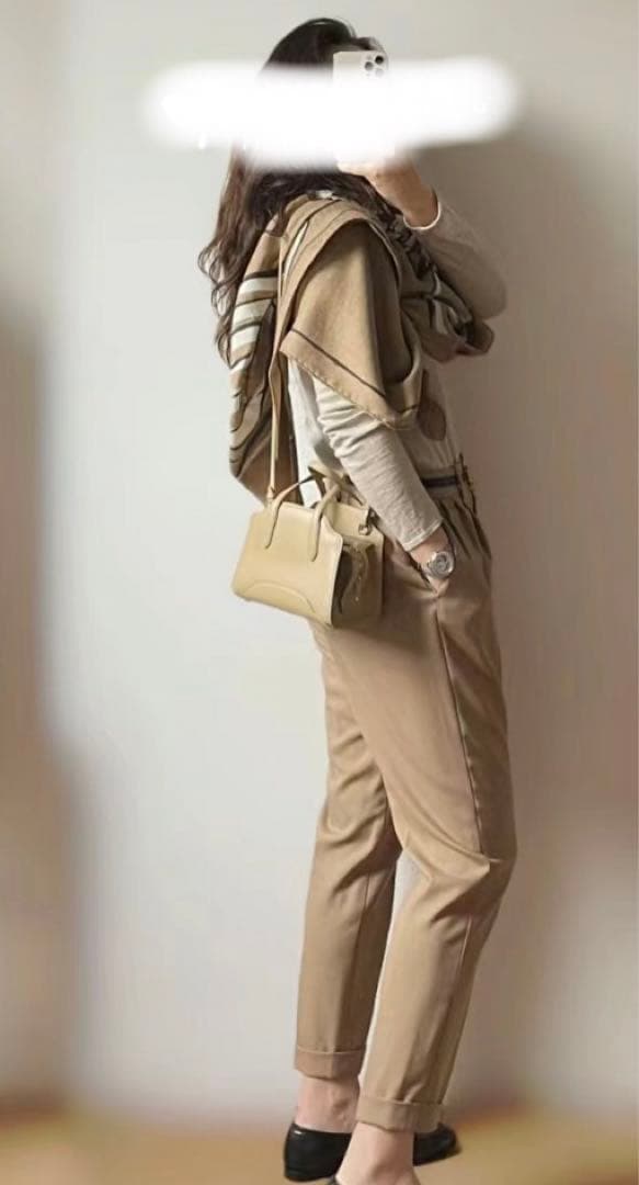 エルメス　カシミヤ シルク 140 スカーフ