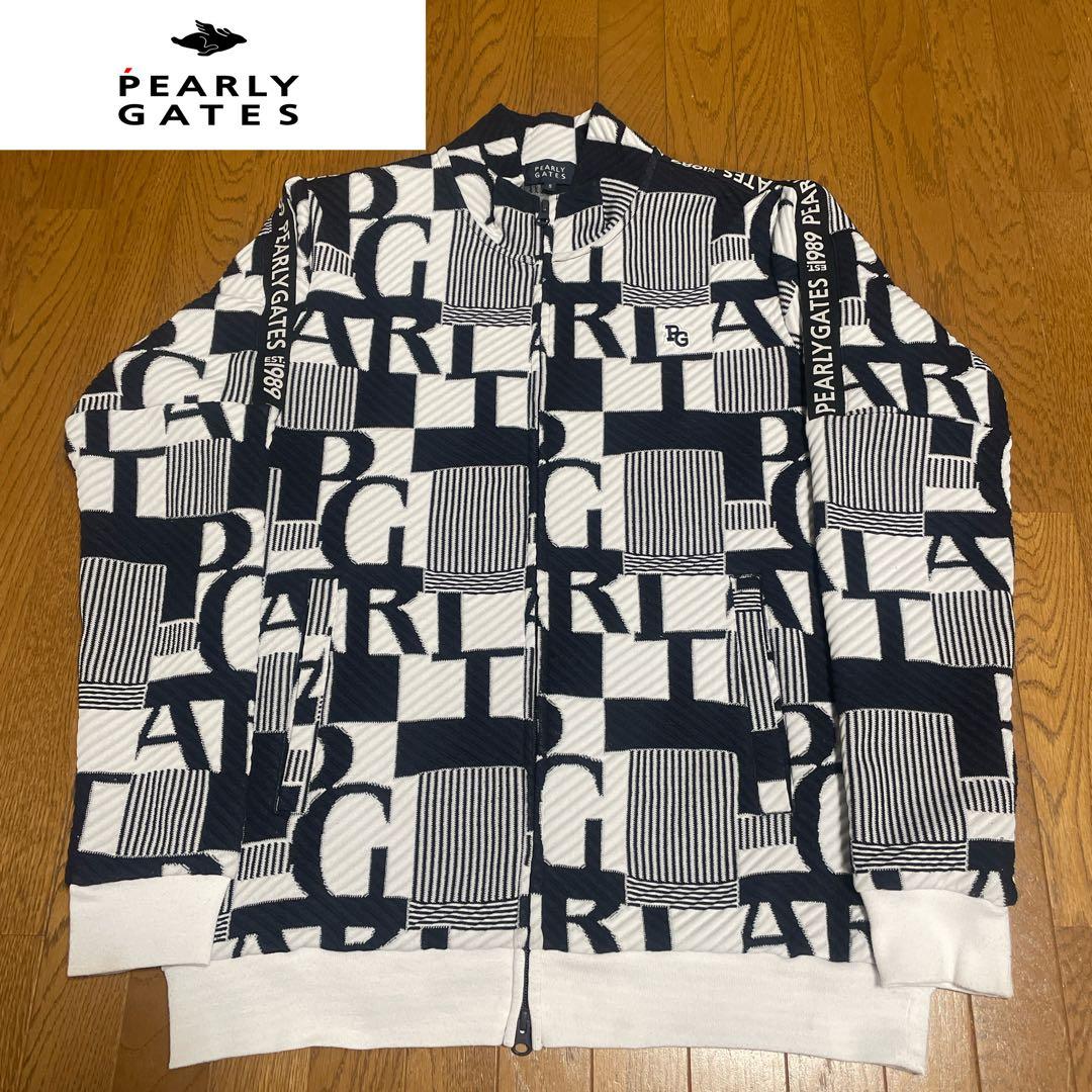 美品PEARLY GATES総柄ジップブルゾン サイズ5