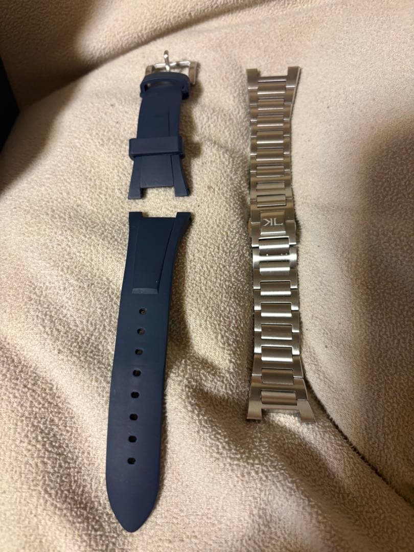 カルレイモン KARL-LEIMON マジェスティ 自動巻 青 ラバーベルト付