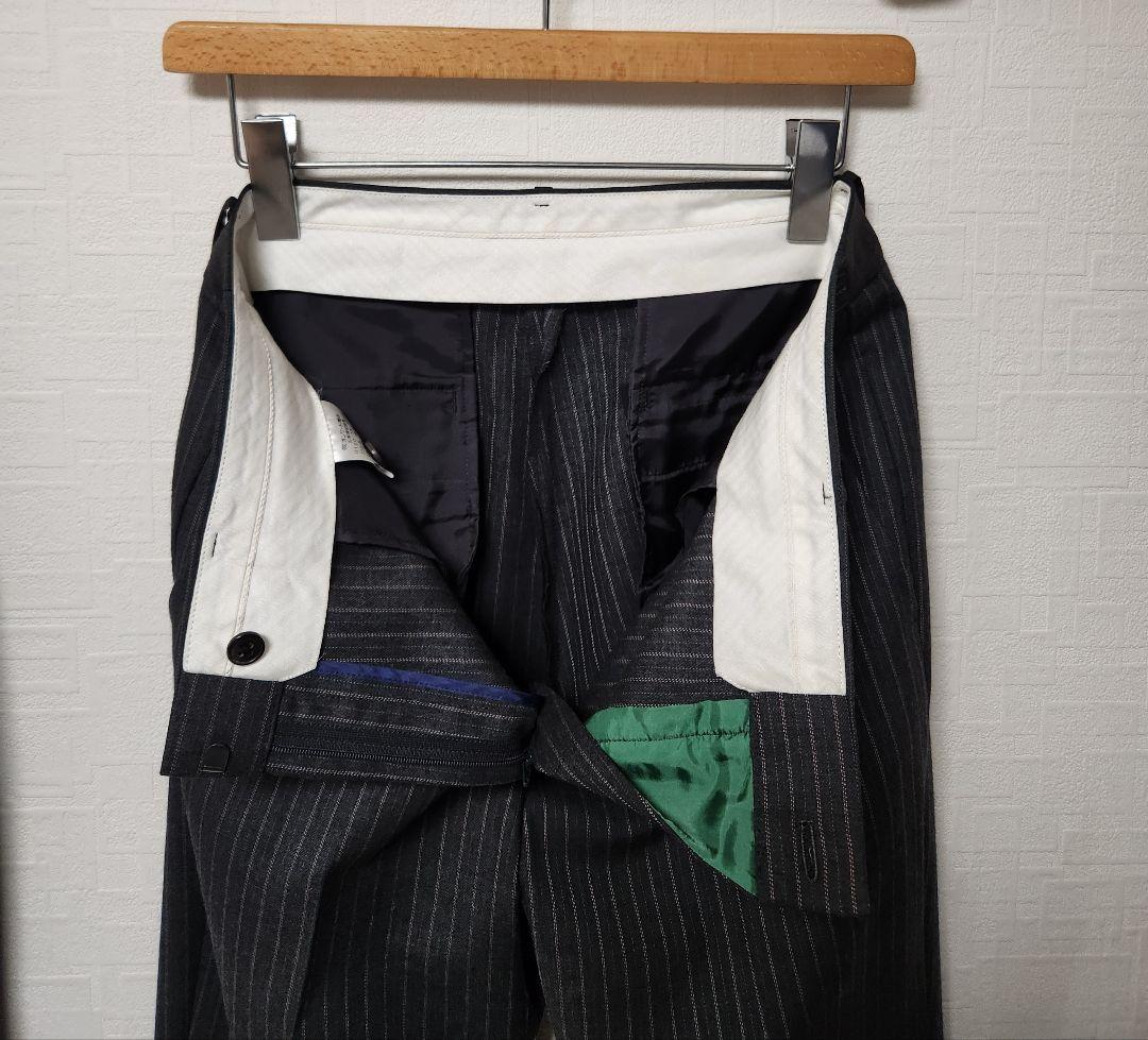 ポールスミス　レディース　パンツスーツ　グレー　ピンクストライプ