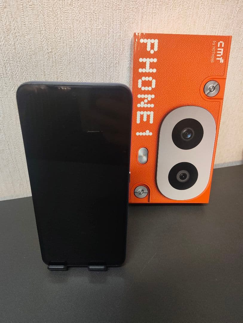 CMF Phone1+青ケース+カードホルダー+MagSafe付カバー