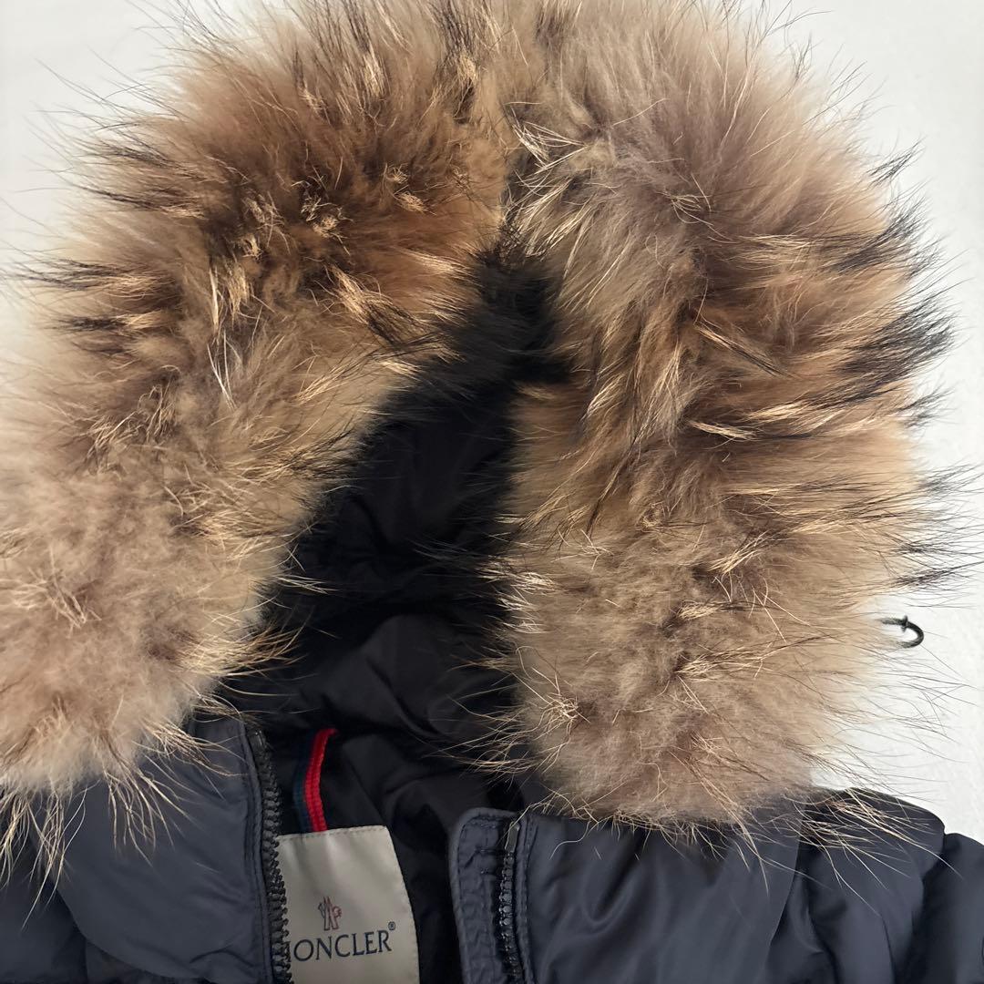 モンクレール ジェノブリエ Aライン ダウンコート ネイビー