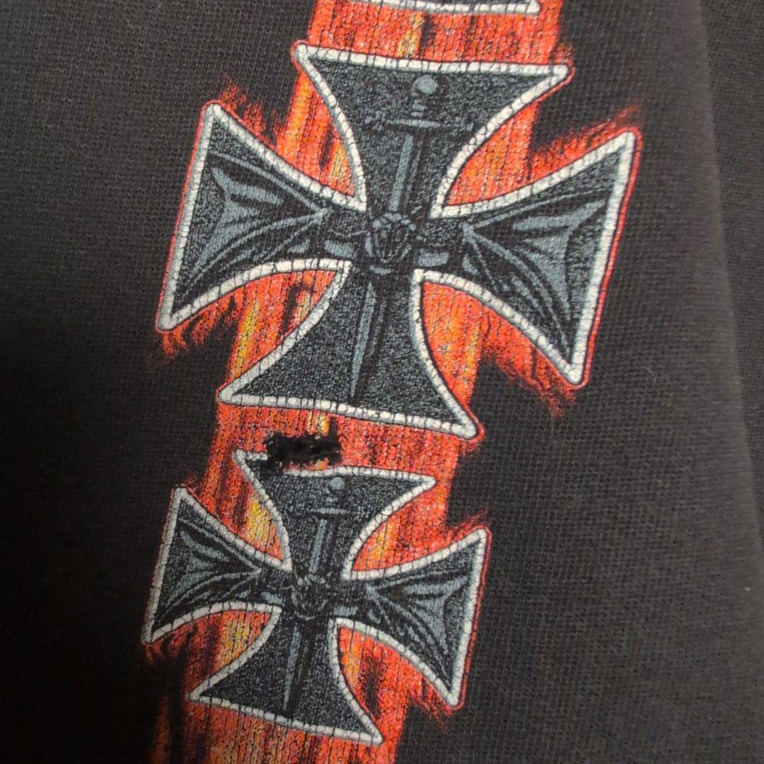 トップス 00s choppers cross hoodie 2XL
