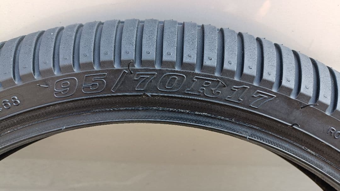 ダンロップ KR189 KR389 レインタイヤ 前後セット