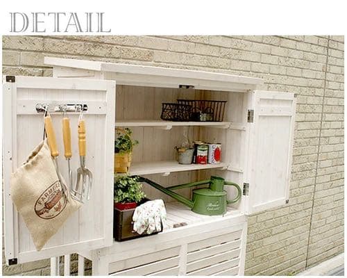 収納庫付室外機カバー 収納 室外機カバー ガーデニング DNS-0707