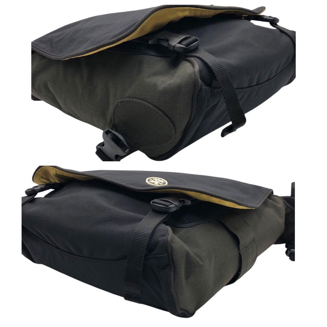 CRUMPLER クランプラー メッセンジャーバッグ 黒 大容量 斜め掛け ロゴ