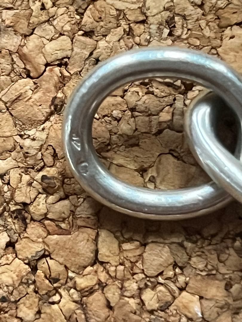 ビンテージ　シルバー リンクチェーンブレスレット