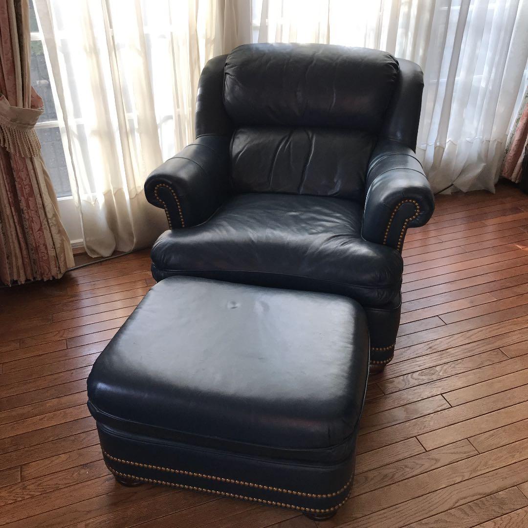 クリントン大統領執務室HANCOOK&MOORE,INC.1人ソファ