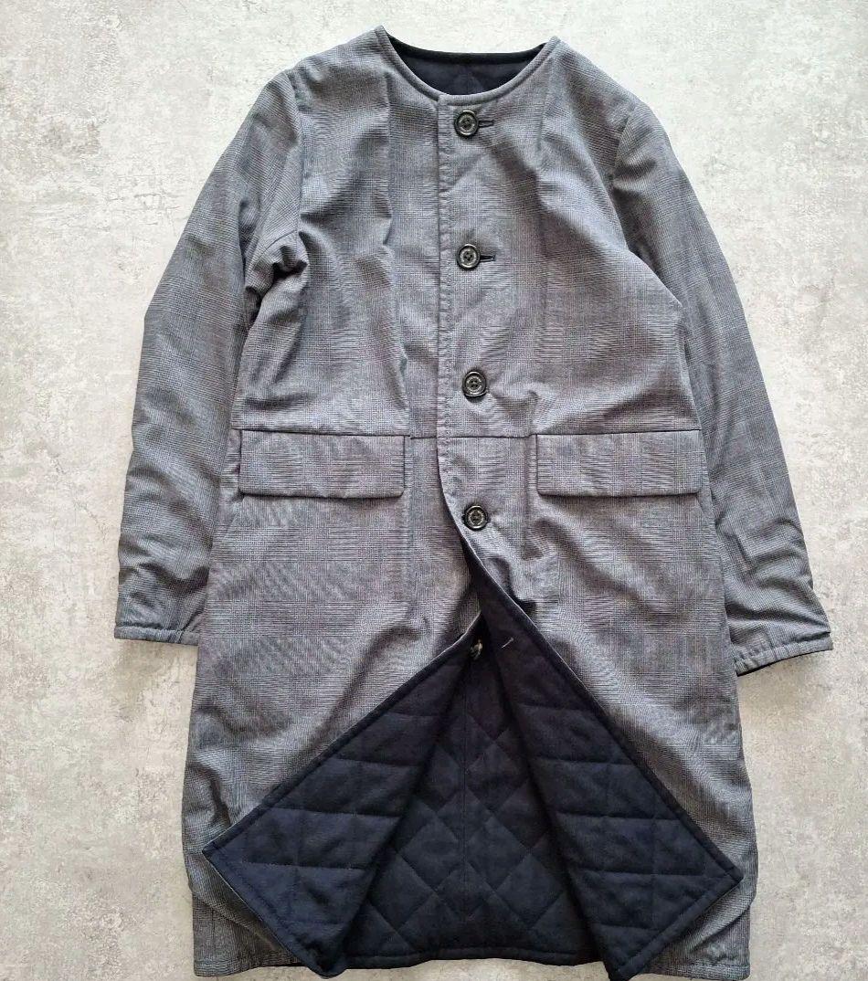 マッキントッシュ　リバーシブル　ノーカラー コート　36