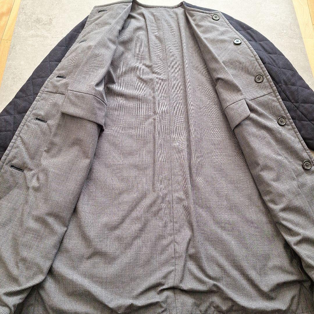 マッキントッシュ　リバーシブル　ノーカラー コート　36