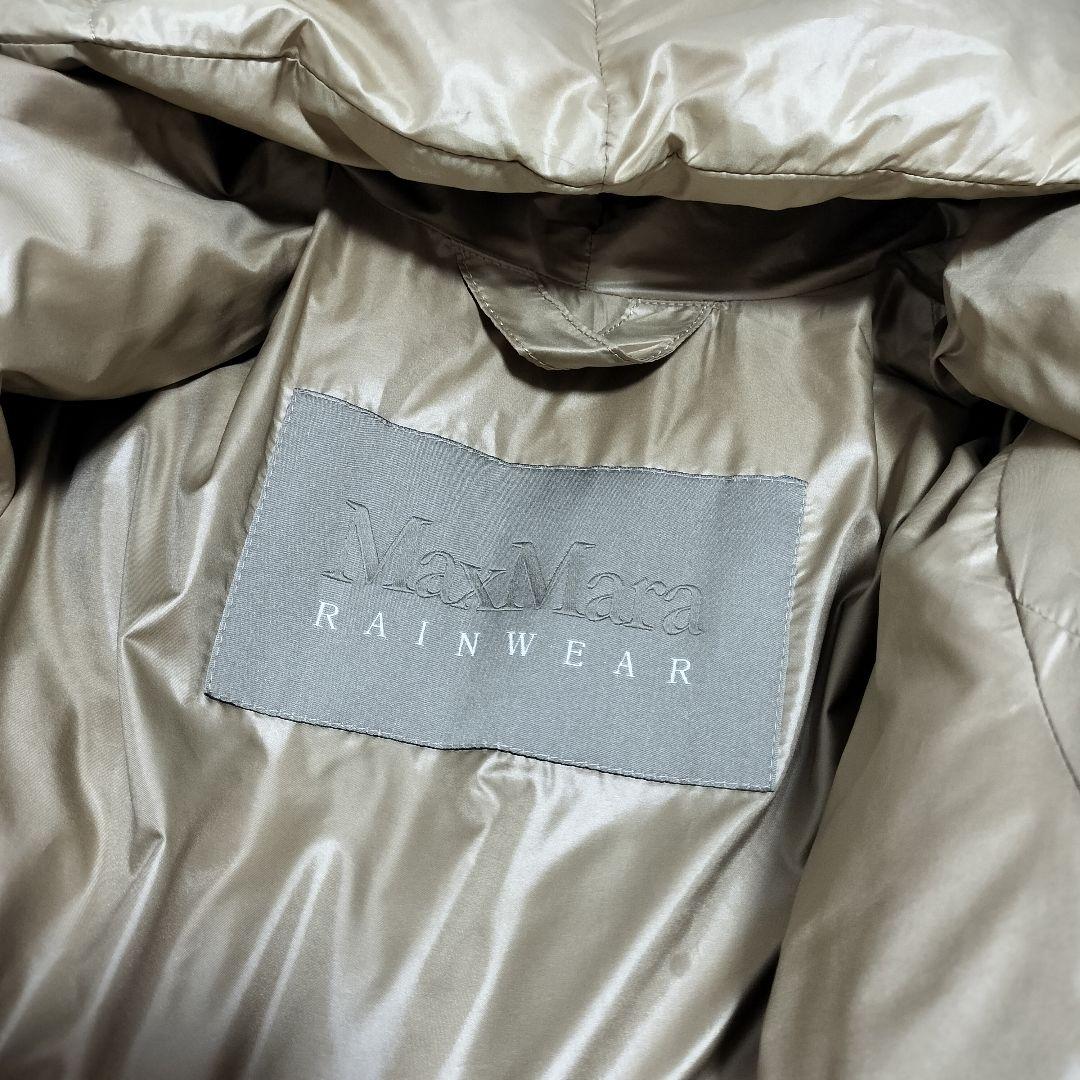 美品✨️MaxMara レインウェア ロングコート ボリューム 女優襟