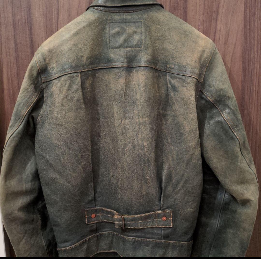 RRL リミテッドインディゴレザージャケット XS