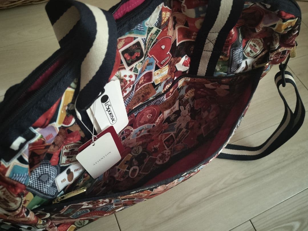 LeSportsac PINKHOUSE コラボ 　旅行バッグ　タグ付未使用品