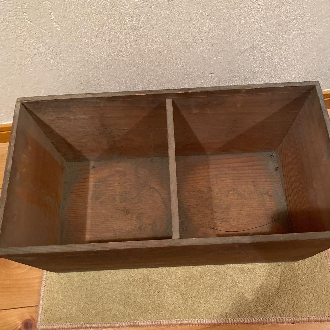 昭和レトロ　火鉢　2個セット　金属製　木箱入り