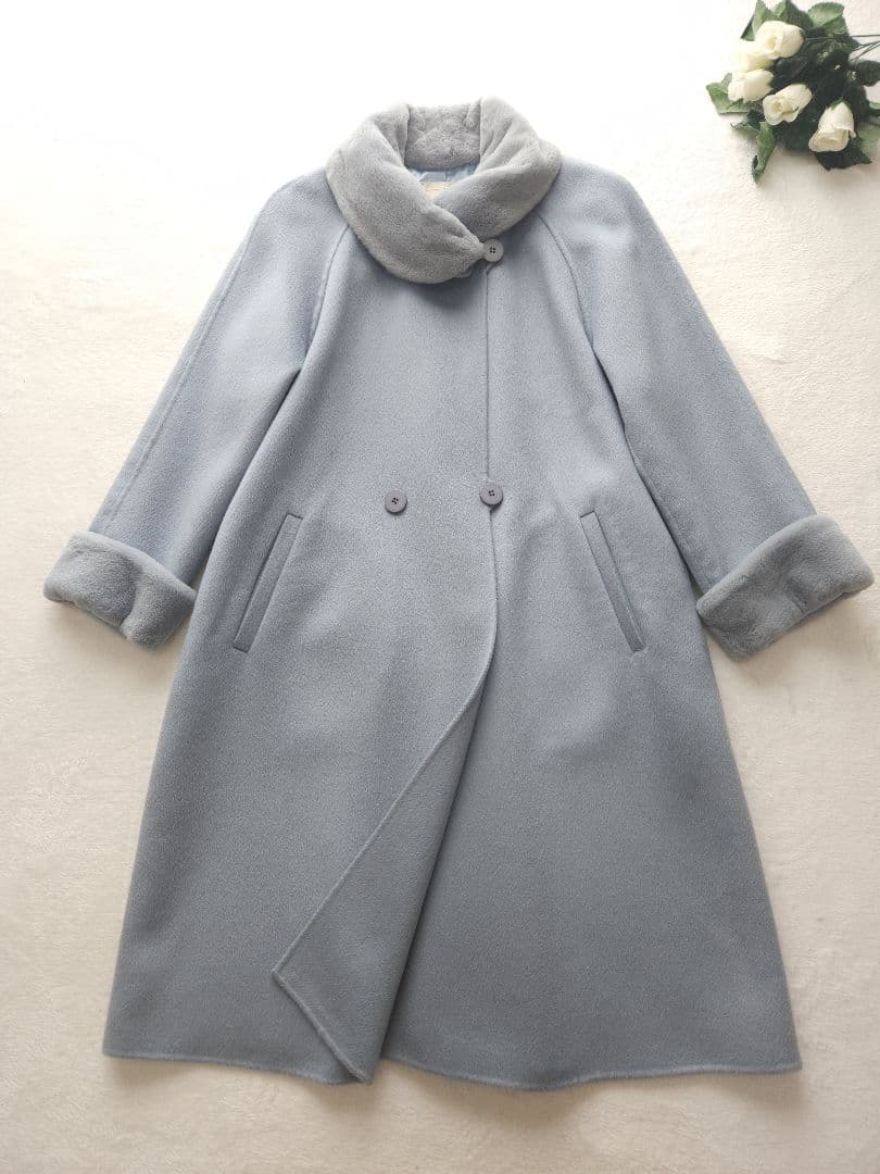 訳有り kimizima 高級ロングコート PIACENZA総カシミヤ 36万